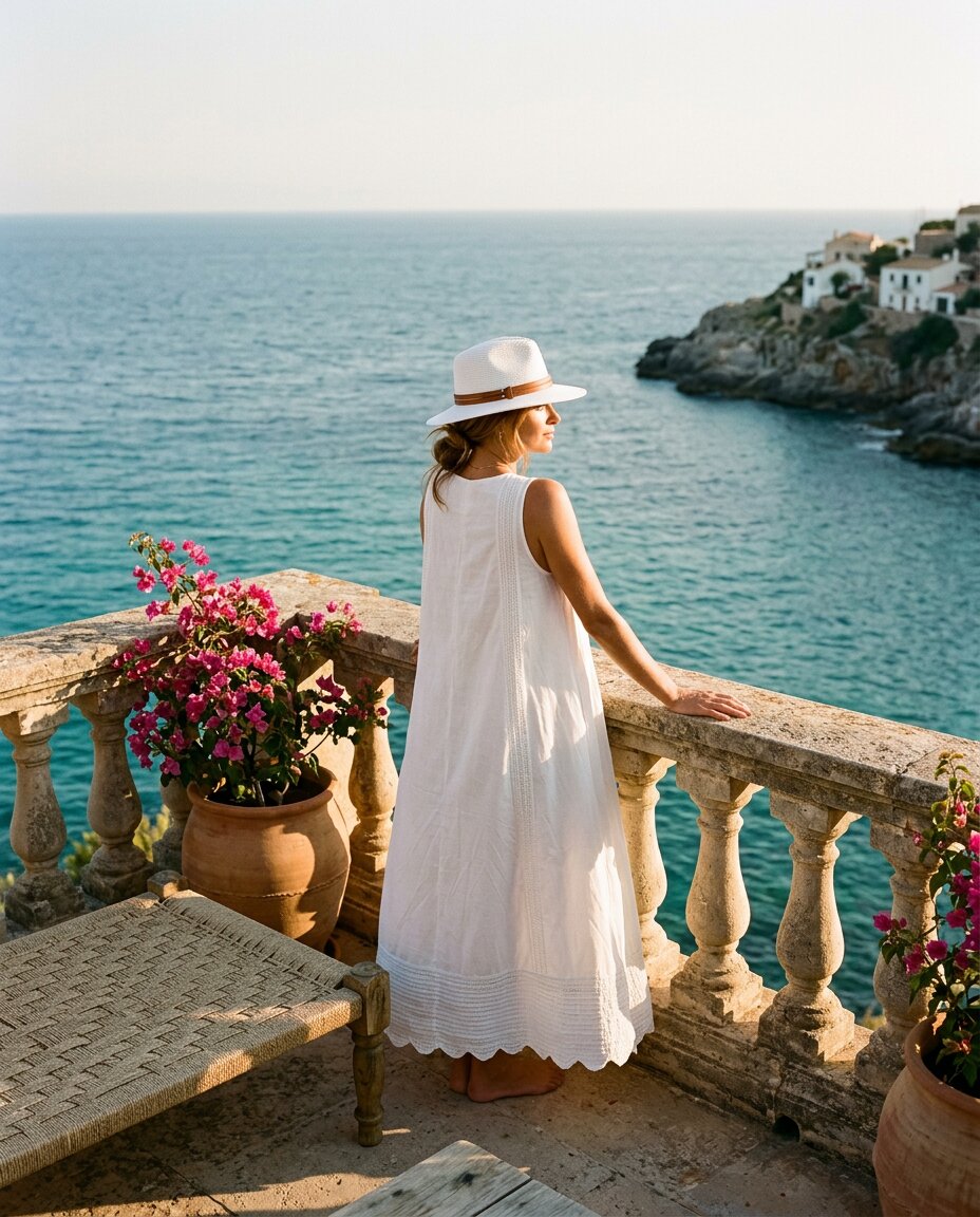 Fedora Blanc porté
