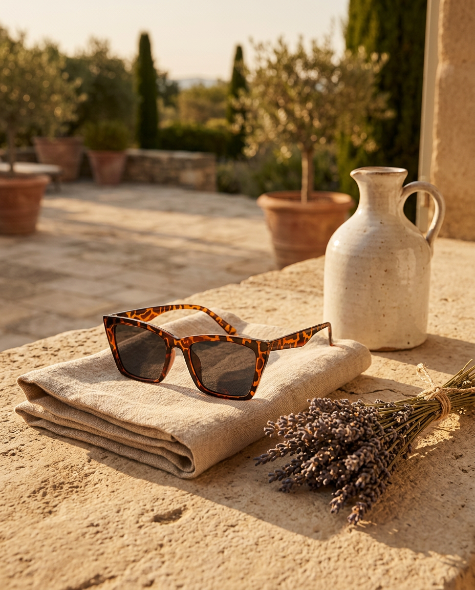 Carrée Écaille porté