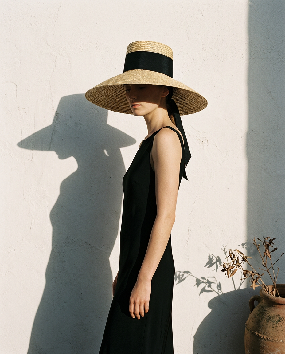 Capeline Haute Noir porté