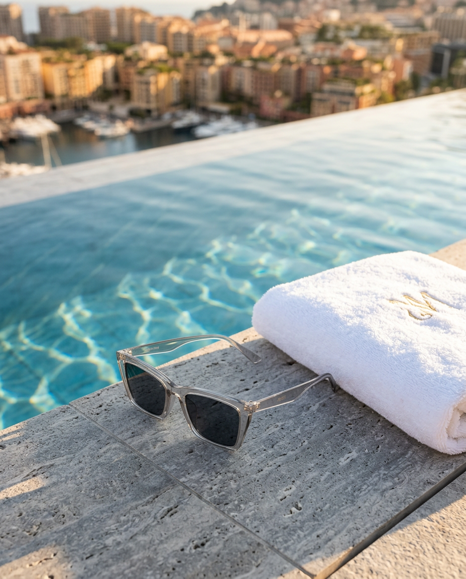 Carrée Cristal porté